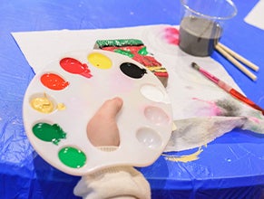 Young painter
