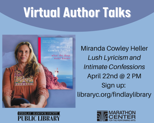 More Info for Lush Lyricism and Intimate Confessions with Miranda Cowley Heller