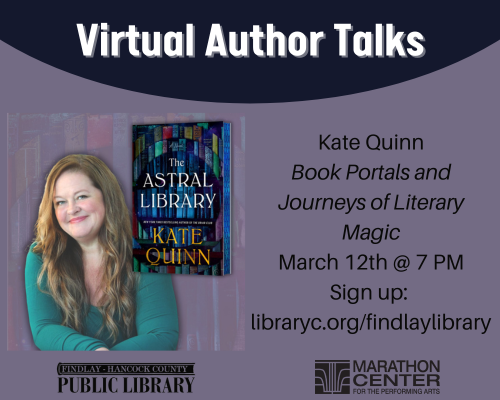 More Info for Book Portals and Journeys of Literary Magic with Kate Quinn
