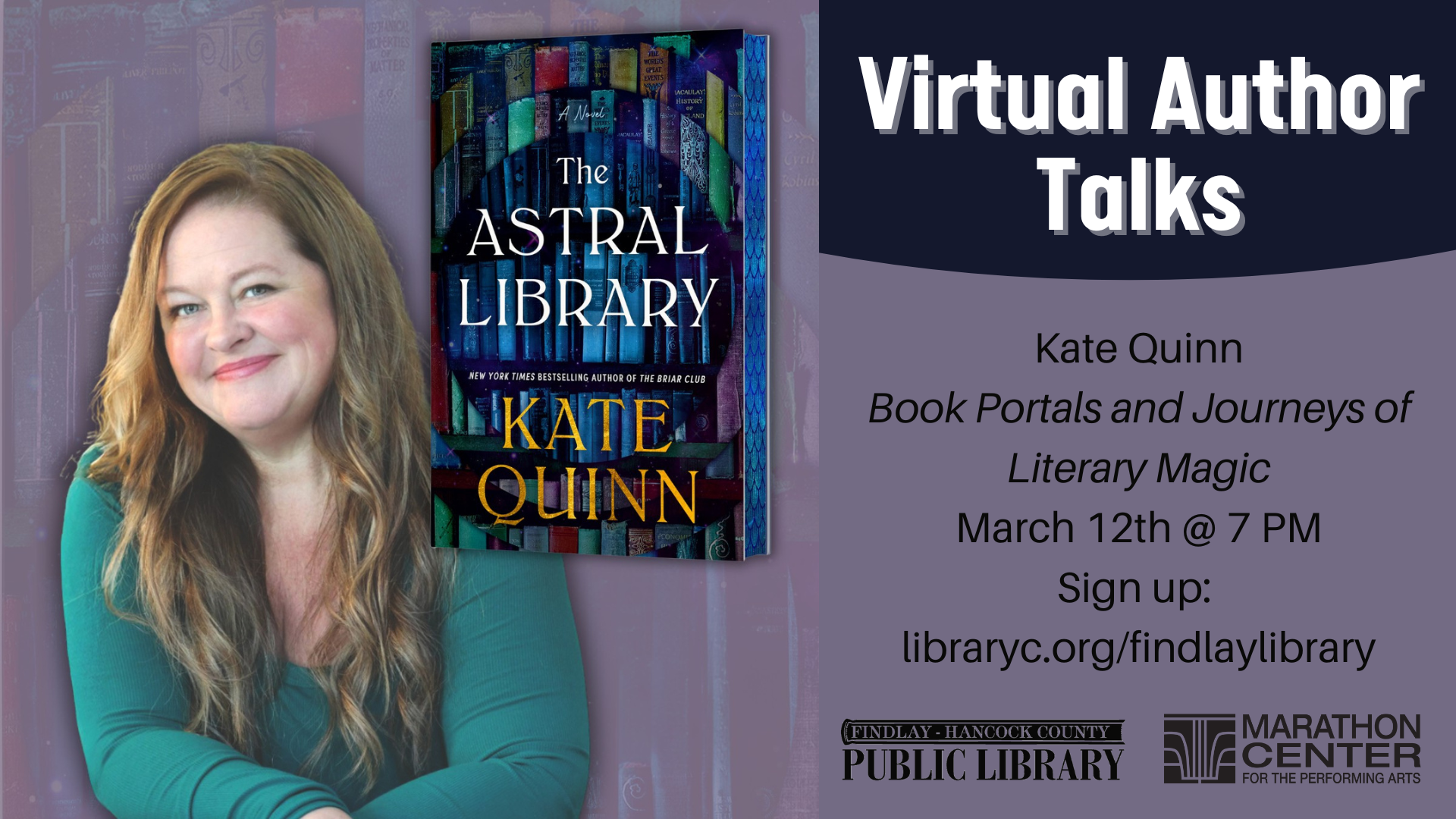 Book Portals and Journeys of Literary Magic with Kate Quinn