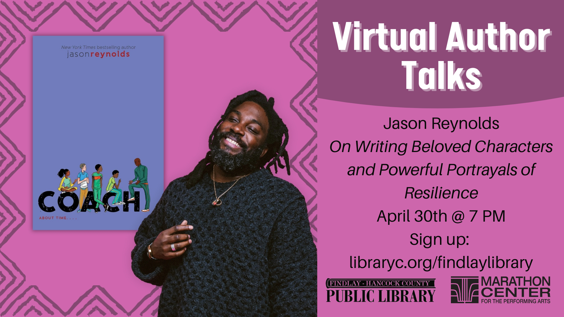 On Writing Beloved Characters and Powerful Portrayals of Resilience in Virtual Conversation with Jason Reynolds