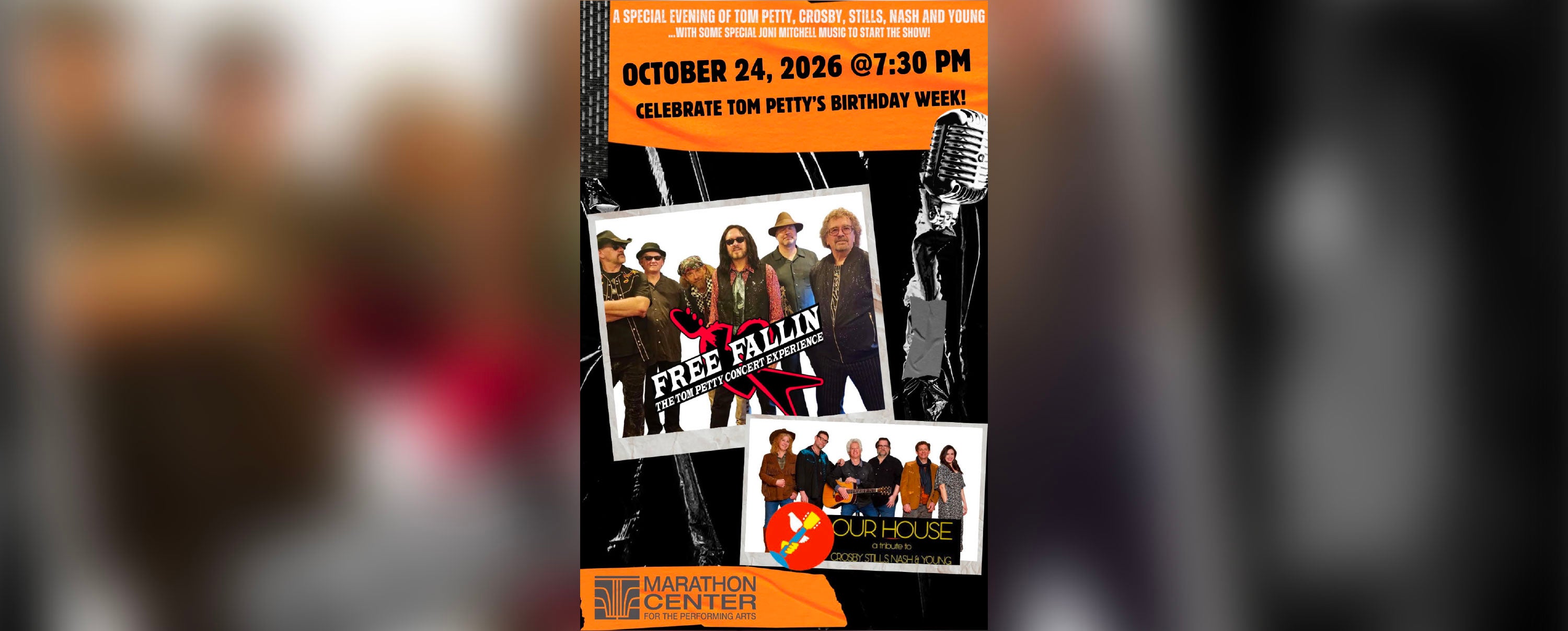 A Special Evening With Tributes to Tom Petty, CSNY, and Joni Mitchell